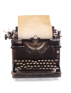 Old vintage typewriter