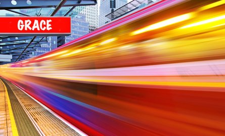 high speed metro train
