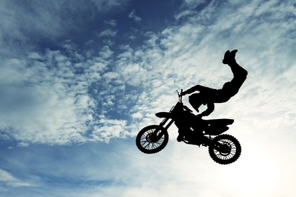 Motocross silhouette