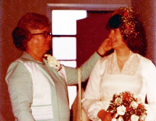 Donna and Teresa Shields, April 9, 1977.