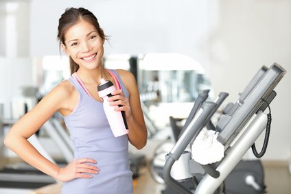 Gym woman workout