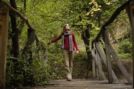 Taking a walk, enjoying nature, are good ways to slow down and just be.