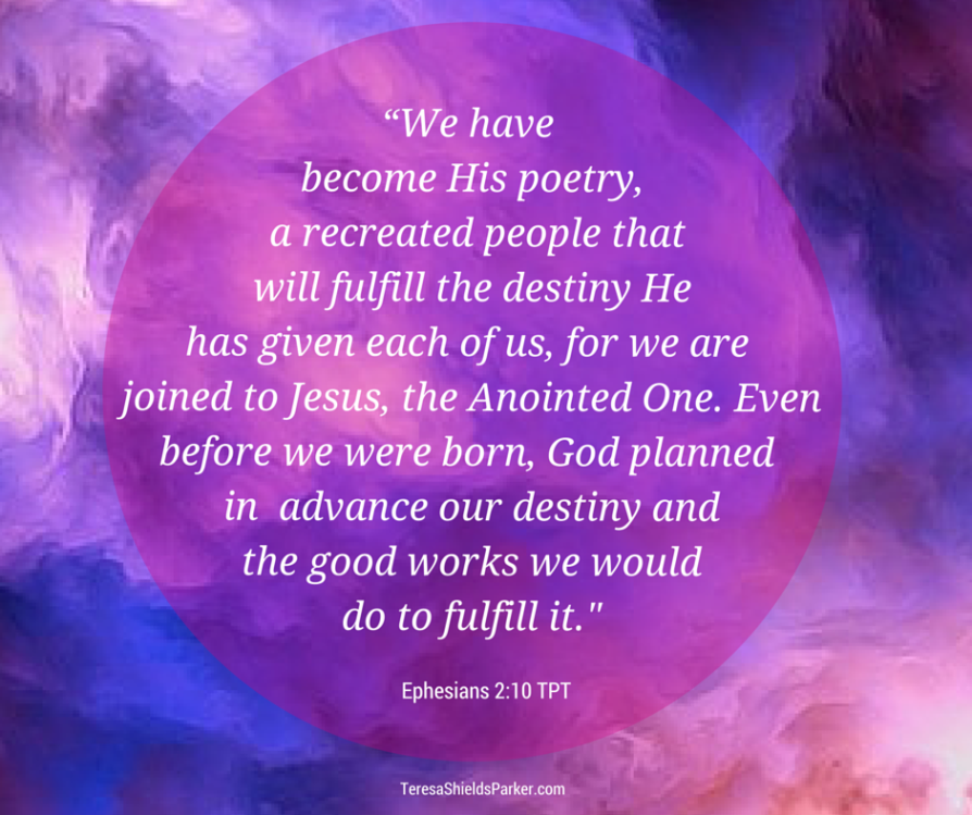 “We have become His poetry, a recreated (1)