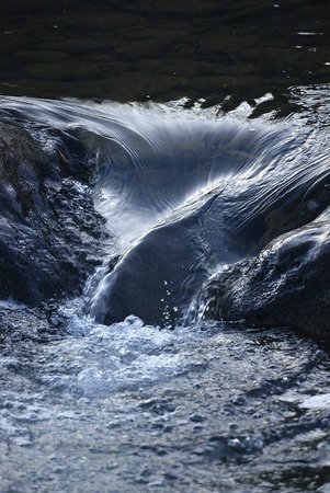 rushing river