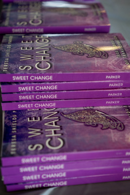Sweet Change books stacked